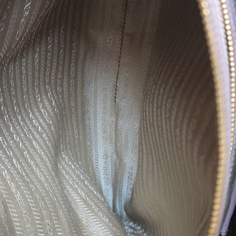 Prada Women's Tan Leather Tote Bag - Picture 12 of 16